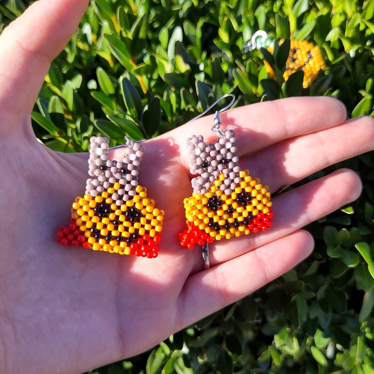 BOUCLES D'OREILLES CITROUILLES CHATS