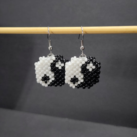 BOUCLES D'OREILLES - YING YANG