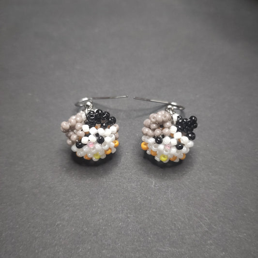 BOUCLES D'OREILLES - CHAT